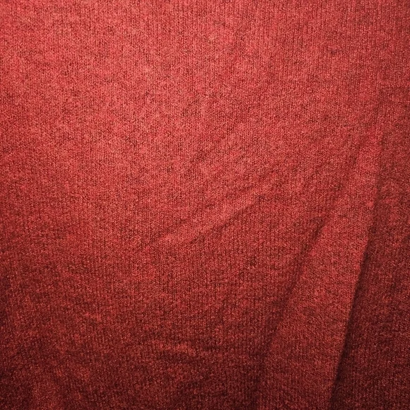 VGUC Madewell Wrap-Front Pullover Sweater in Coziest Yarn Xsmall Heather Scarlet - Picture 9 of 12